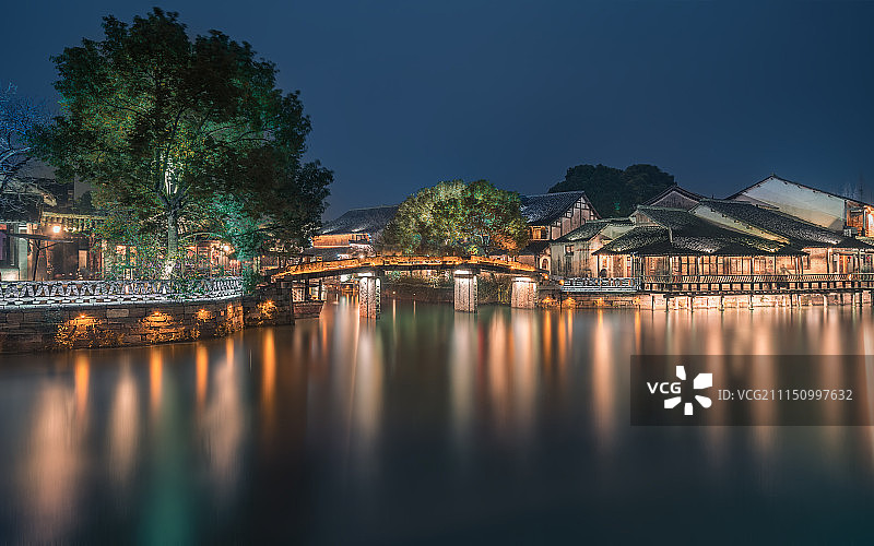 浙江省嘉兴市乌镇景区图片素材