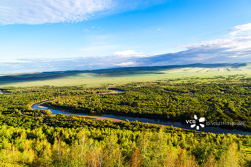 亚洲第一湿地：根河湿地公园图片素材