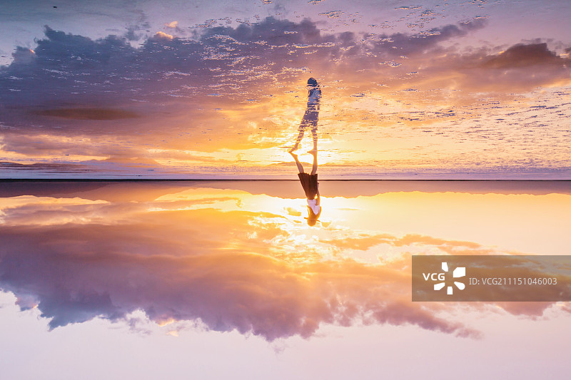 茶卡盐湖图片素材