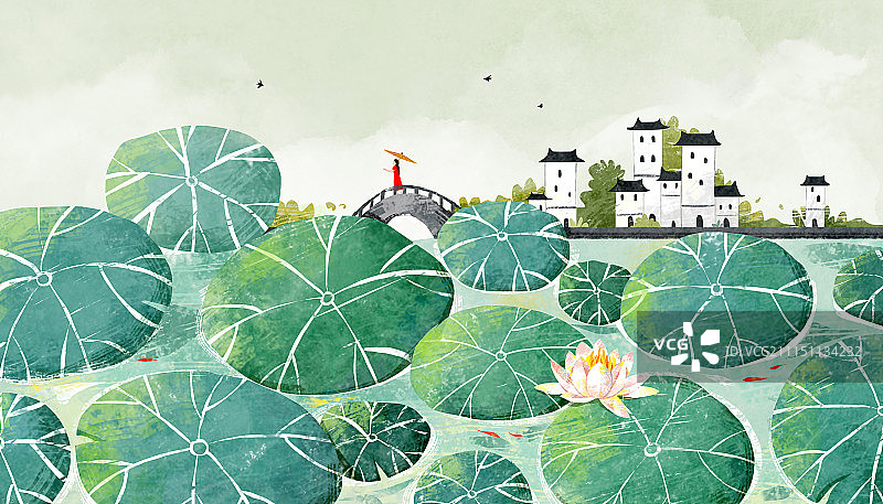 江南水乡图片素材