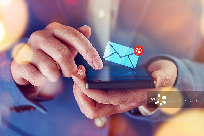 手机上的新消息图片素材