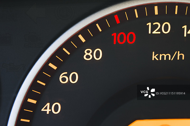 仪表盘上的速度刻度摄影图片素材