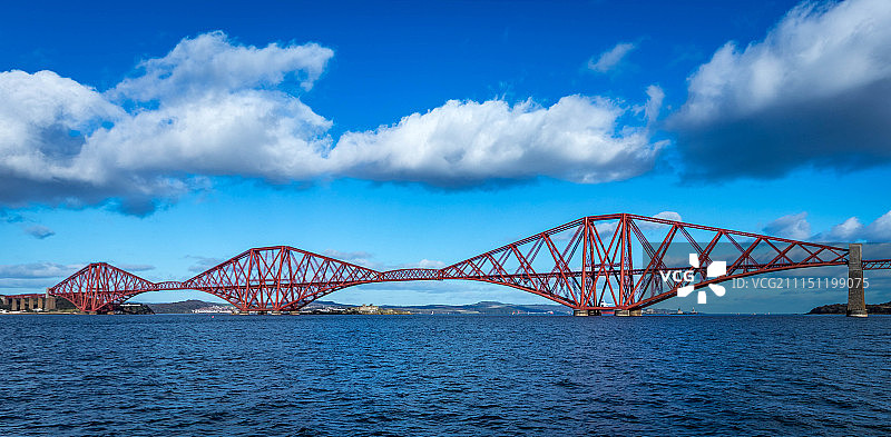 苏格兰南昆斯费里福斯铁路桥图片素材