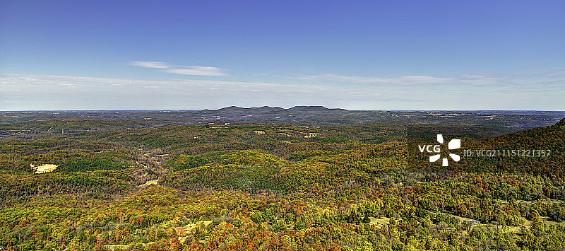 阿肯色州的秋色图片素材