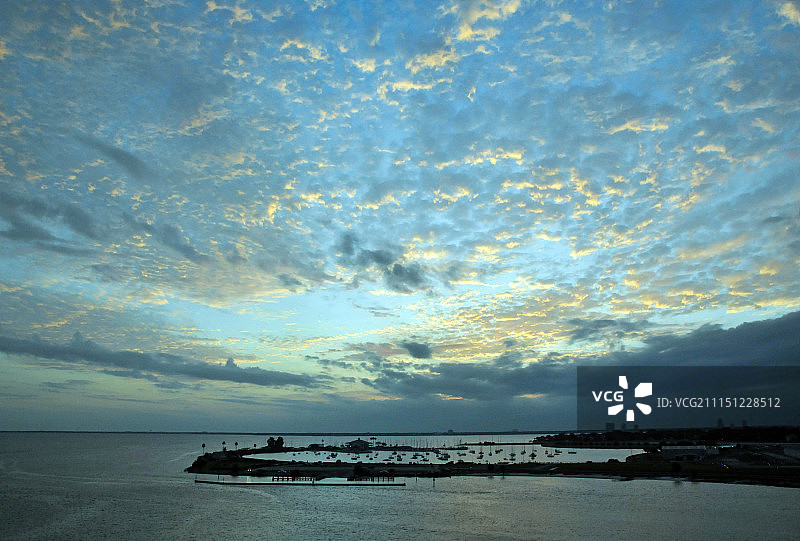 坦帕湾的黄昏图片素材