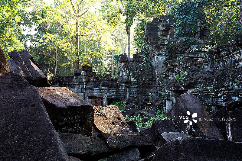 柬埔寨圣剑寺图片素材