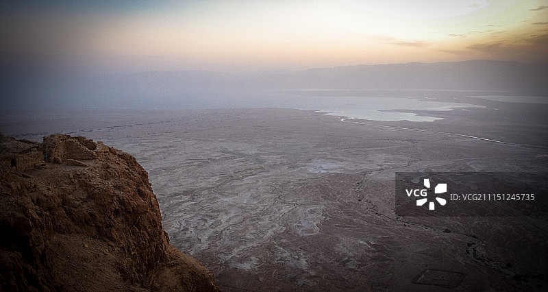 马萨达、恩戈地和死海图片素材
