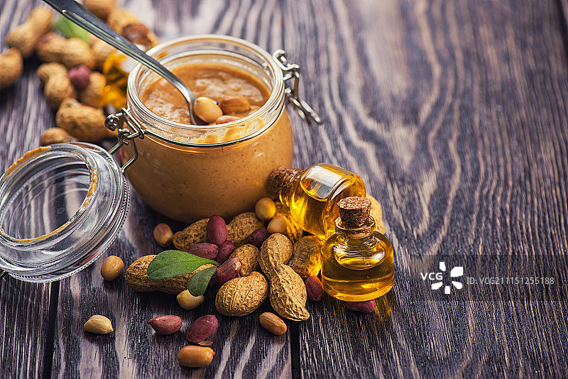 天然花生酱图片素材