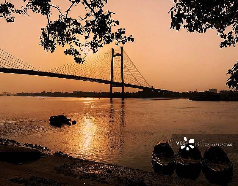 加尔各答的夜晚图片素材