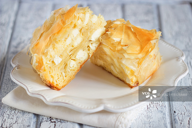 奶酪千层酥饼图片素材
