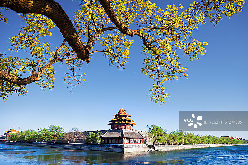 北京故宫角楼景观图片素材