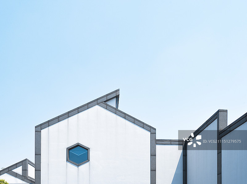 苏州博物馆现代建筑风光图片素材