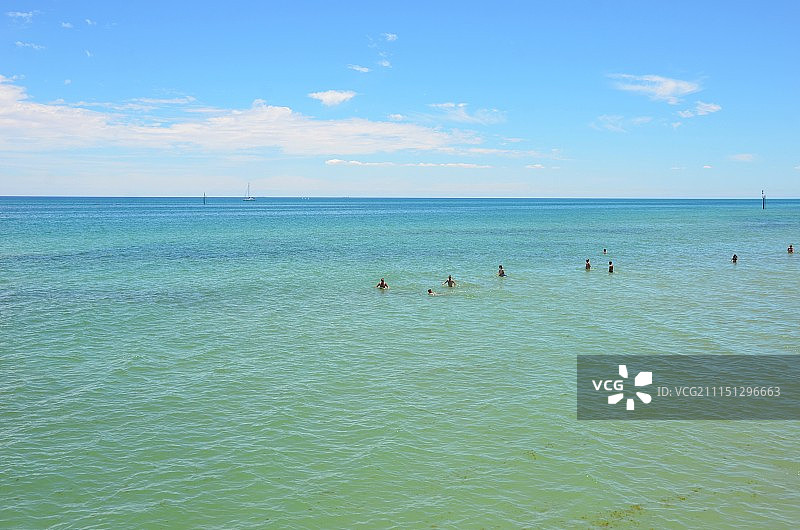 霍德法斯特湾，格雷尔，阿德莱德，南澳大利亚图片素材