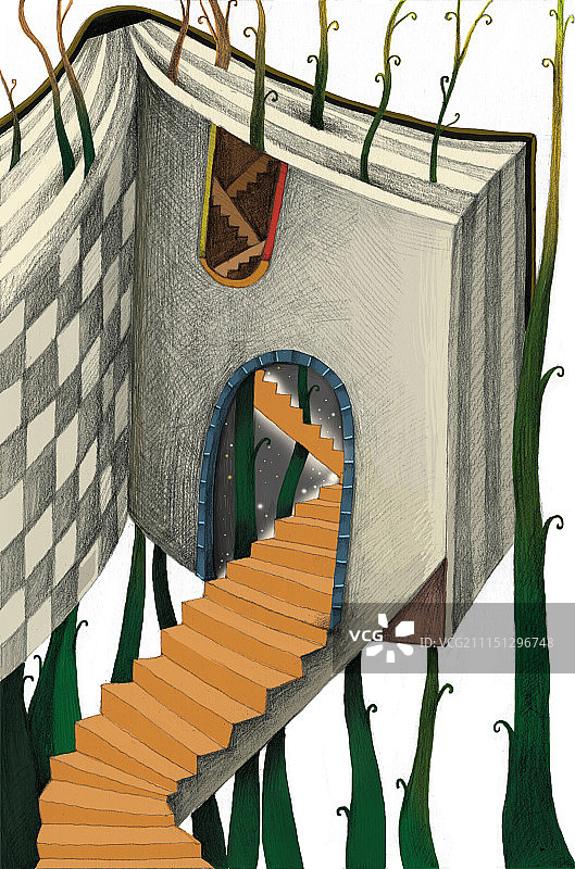 生长的书图片素材