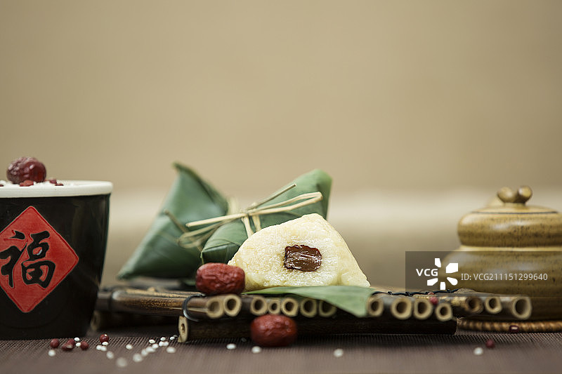 粽子和原材料图片素材