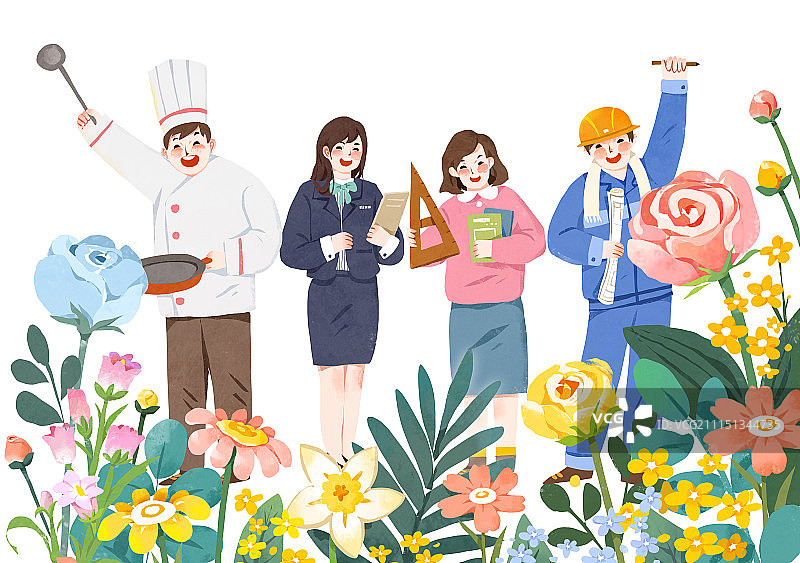 劳动节快乐图片素材