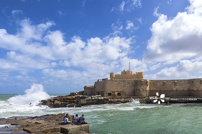 亚历山大灯塔图片素材