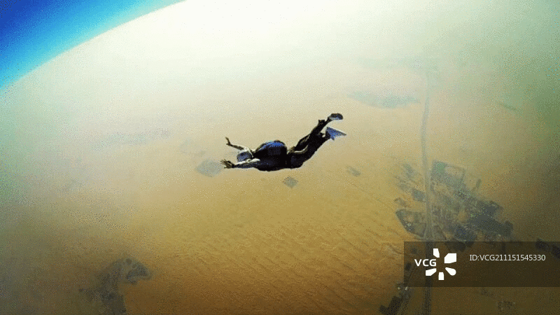 跳伞的人图片素材