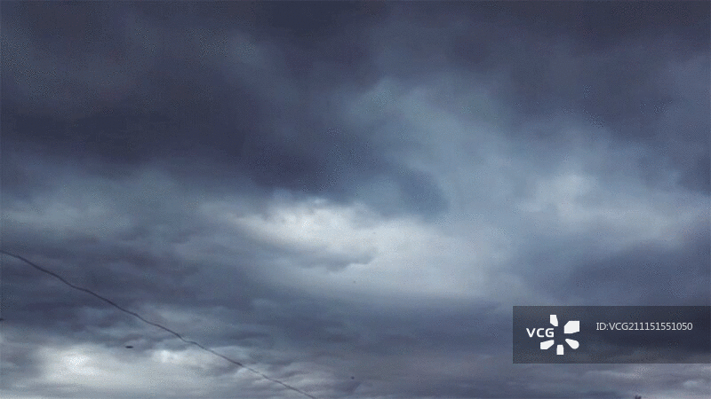 暴风雨天空的延时摄影图片素材
