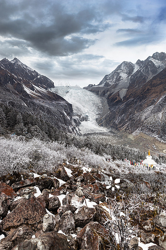 海螺沟风光图片素材
