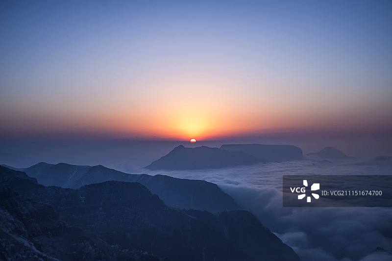 四川省石棉轿顶山风光图片素材