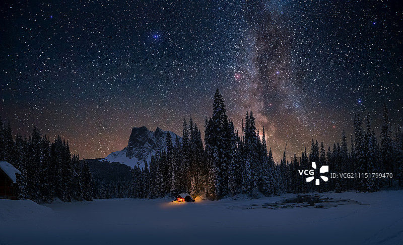 加拿大星空图片素材
