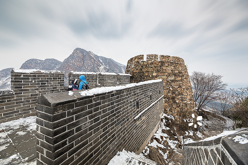 风雪黄崖关图片素材
