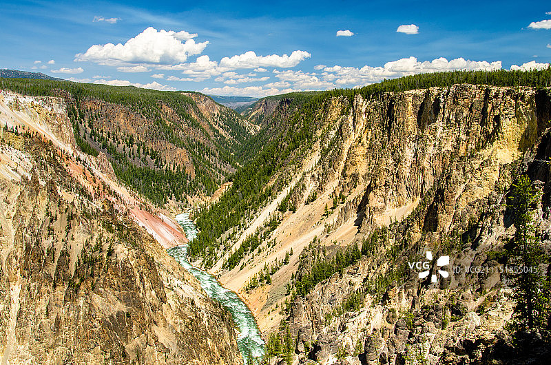 黄石大峡谷图片素材