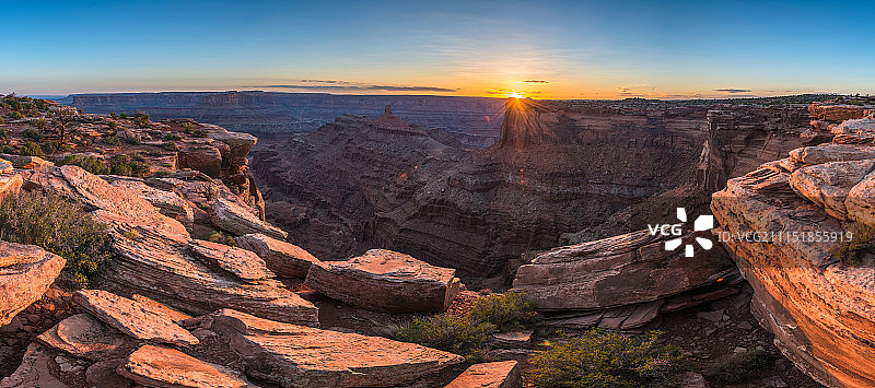 死马点州立公园日落图片素材