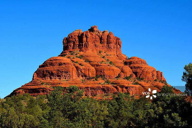 亚利桑那州塞多纳市的钟岩图片素材