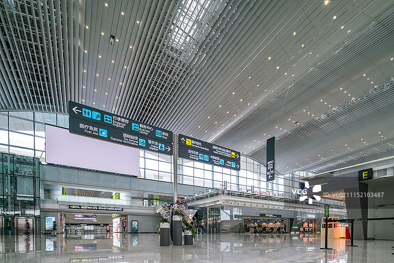 广州白云国际机场T2航站楼图片素材