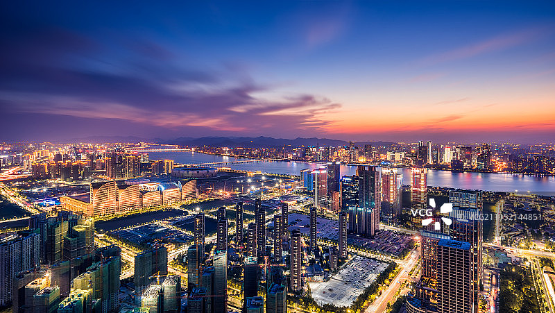 钱江新城全景图片素材