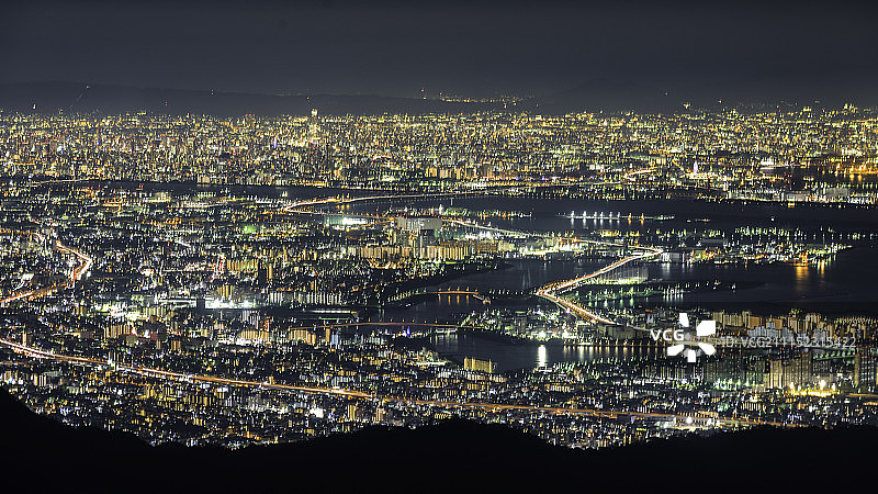 六甲山夜景图片素材