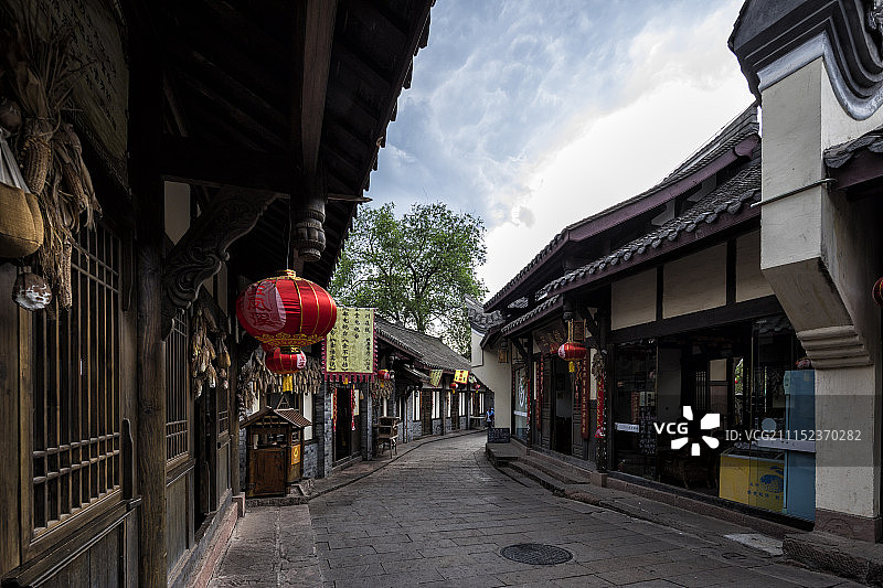 川西古镇风光图片素材