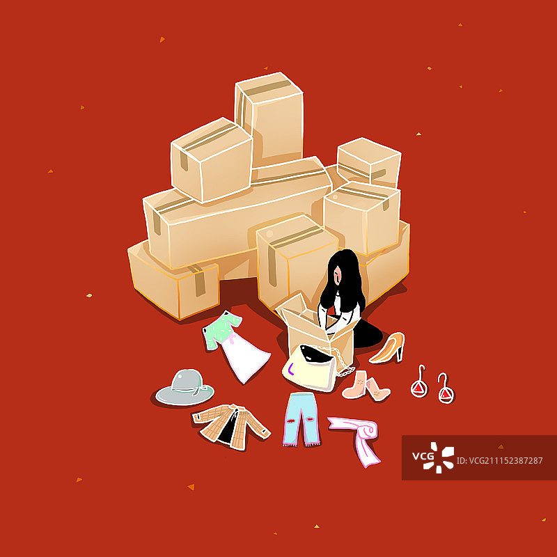 金融128-衣服鞋子包包图片素材