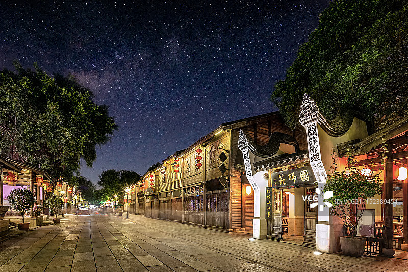 中国福州5A旅游景区三坊七巷图片素材