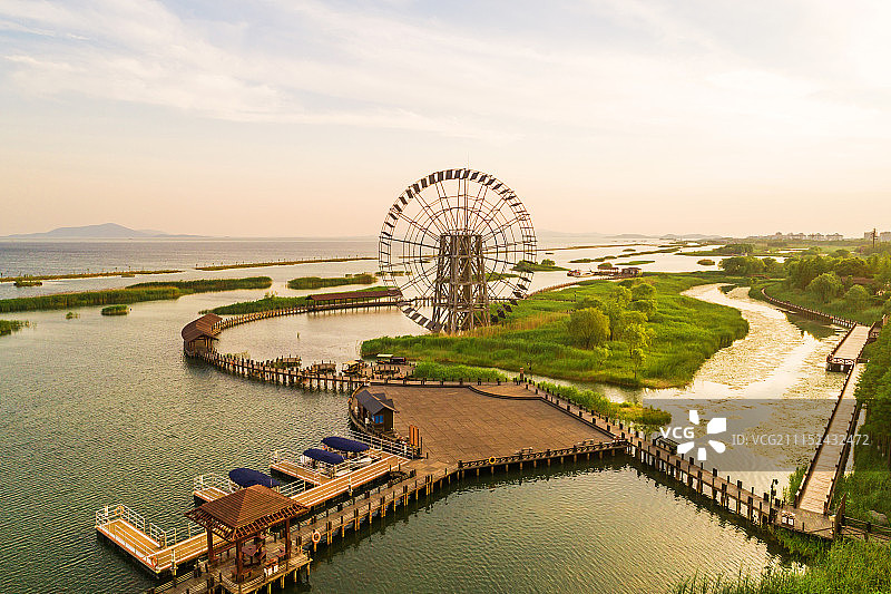 苏州太湖湿地公园景观图片素材
