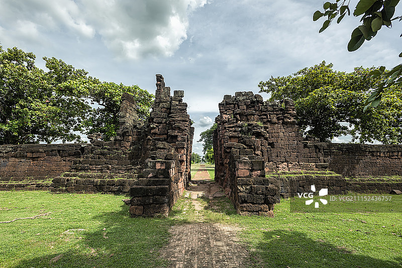 泰国呵叻城墙遗址高清图图片素材