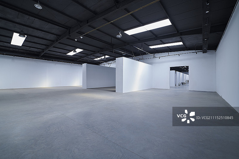 美术馆内部简约空间图片素材