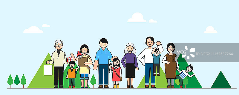 团队协作概念矢量插画图片素材