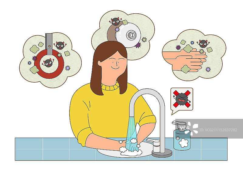 疾病预防矢量图图片素材