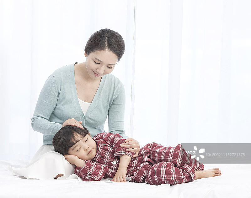 母女休憩时光图片素材