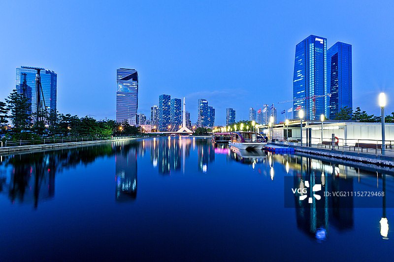 松岛中央公园夜景图片素材