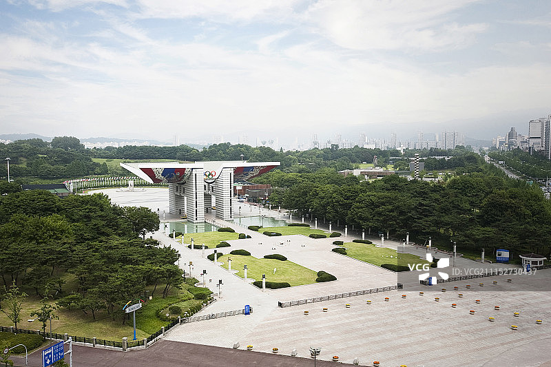 奥林匹克公园的和平之门图片素材