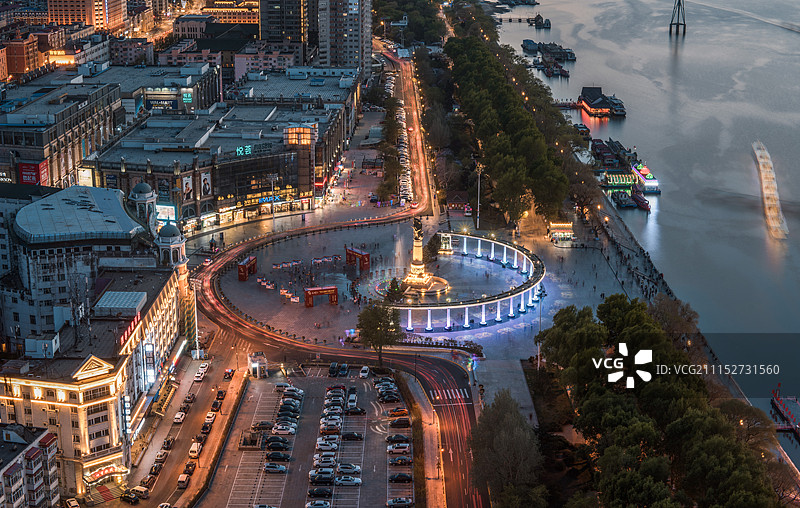 哈尔滨防洪纪念塔图片素材