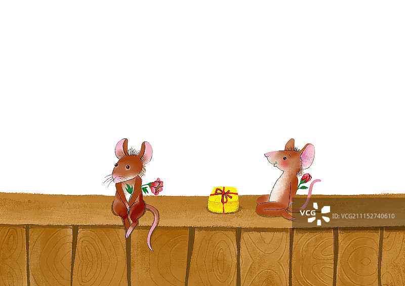 背景分离动物系列组图共3000多幅-老鼠约会图片素材