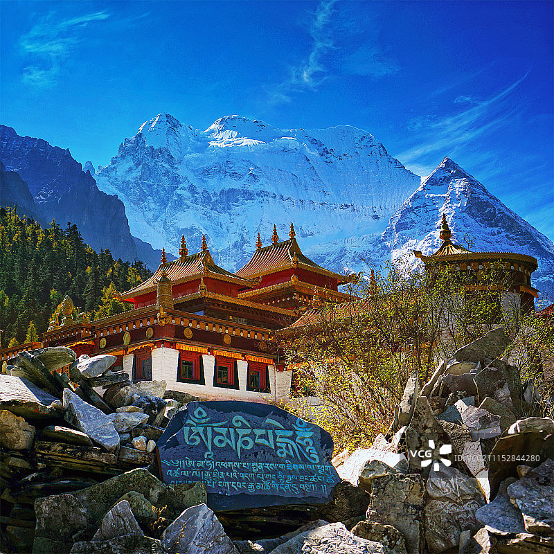 稻城亚丁－冲古寺图片素材
