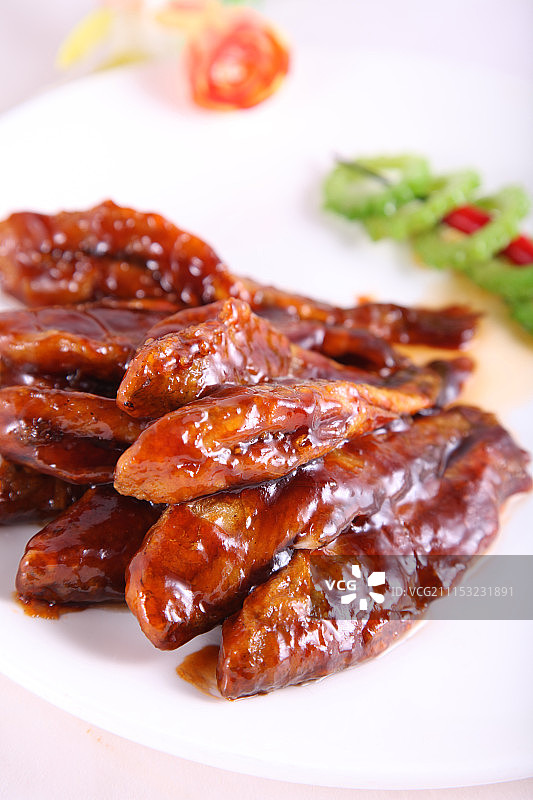 糖醋梅子鱼图片素材