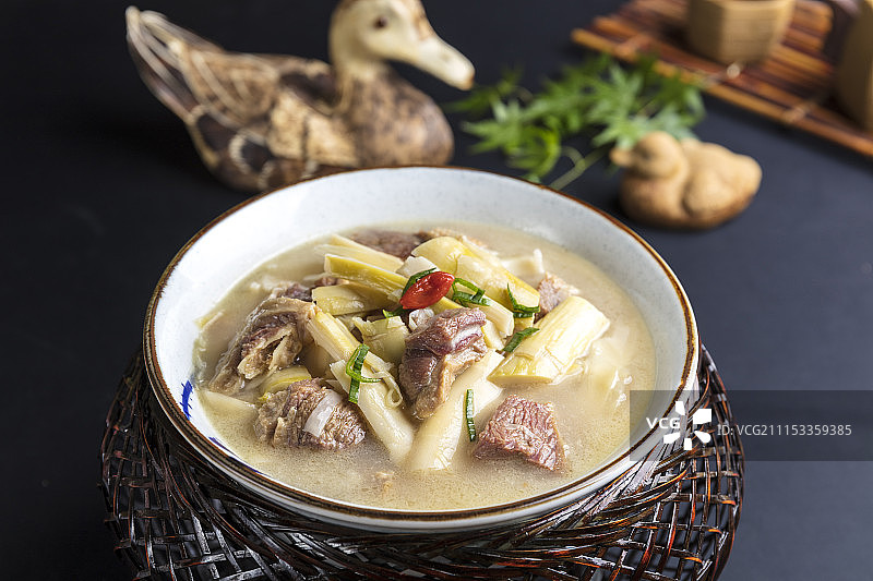 扁尖炖老鸭图片素材