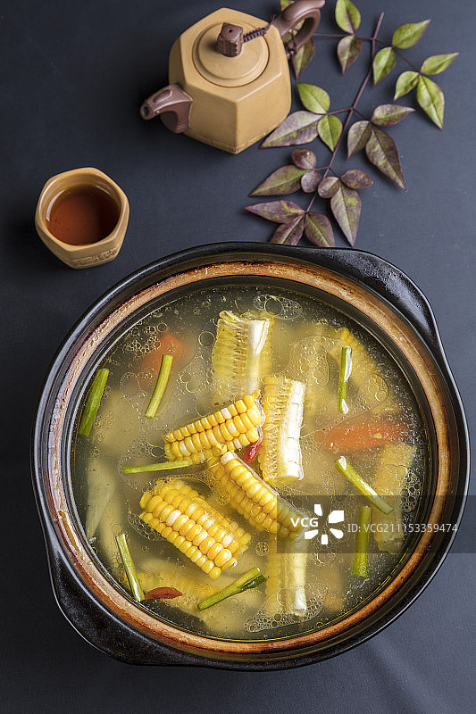 玉米排骨汤图片素材